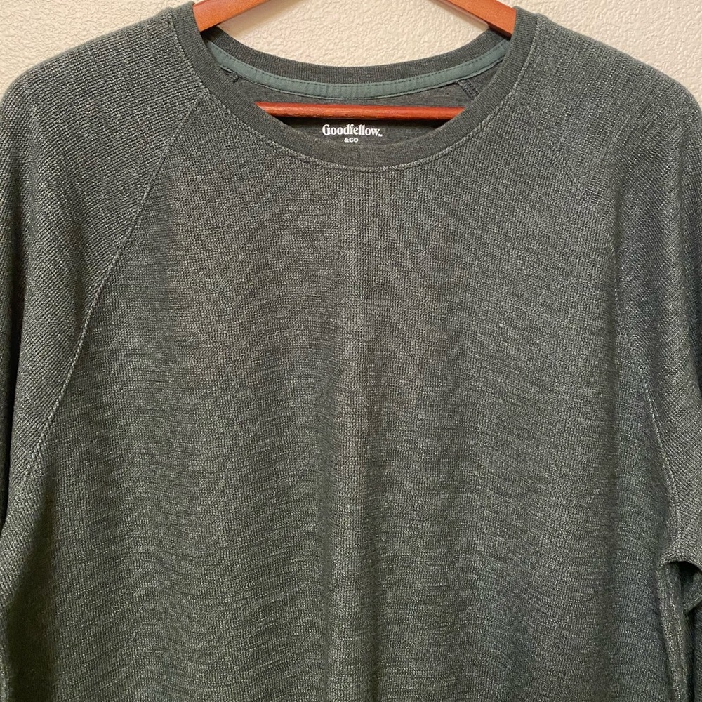 Goodfellow Textured Crew Neck Shirt - Picture 6 of 9